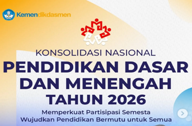 Konsolidasi Nasional Pendidikan Dasar dan Menengah 2026