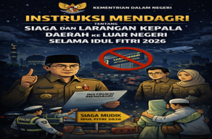 Instruksi Mendagri tentang Siaga dan Larangan Kepala Daerah ke Luar Negeri Selama Idul Fitri 2026
