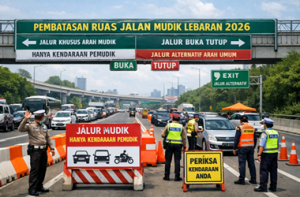 Daftar Ruas Jalan yang Akan Diberlakukan Pembatasan pada Mudik Lebaran 2026