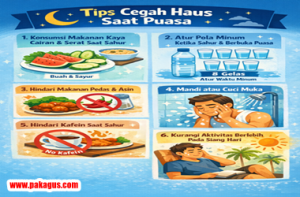 Tips Cegah Rasa Haus Saat Puasa