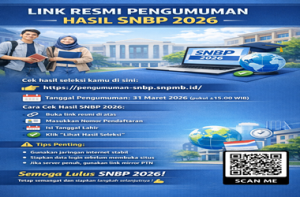 Link Resmi Pengumuman Hasil SNBP Tahun 2026