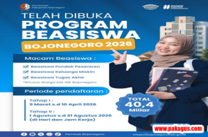 Program Beasiswa Bojonegoro 2026