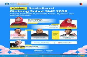 Undangan Webinar Sosialisasi Bintang Sobat SMP 2026.