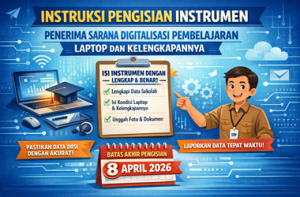 Instruksi Pengisian Instrumen Penerima Sarana Digitalisasi Pembelajaran Laptop dan Kelengkapannya