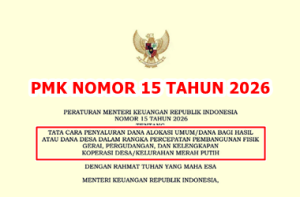 PMK Nomor 15 Tahun 2026