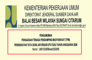 Rekrutmen Tenaga Pendamping Masyarakat (TPM) P3-TGAI Tahun 2026